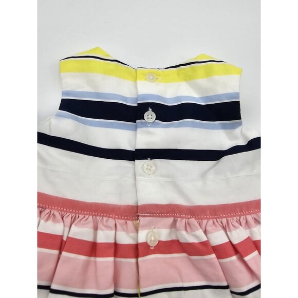 Carter's Dress Infant Baby Girls Size 3 Months Striped Sleeveless Spring Easter - Picture 8 of 10
